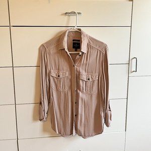 American Eagle Boyfriend Button Down Shirt